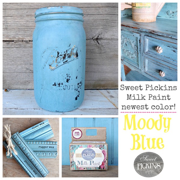 Sweet Pickins Milk Paint - Moody Blue