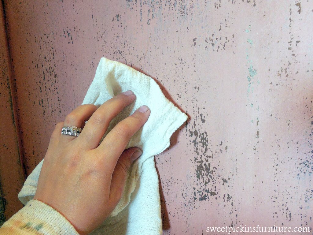 Sweet Pickins Milk Paint - how to wax milk paint  