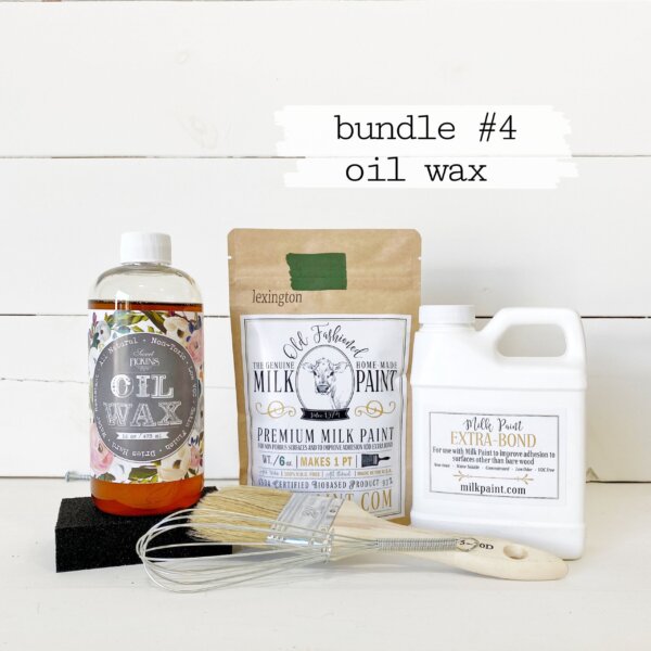 old fashioned milk paint bundle #4 – oil wax