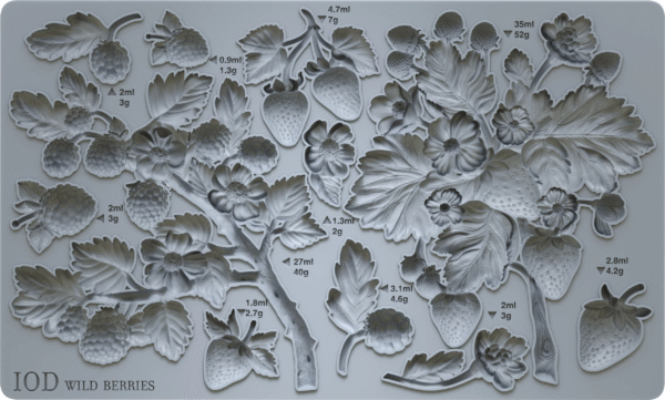 wild berries | mould 6″ x 10″