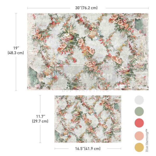 jardin fleuri | double delight decoupage fiber set
