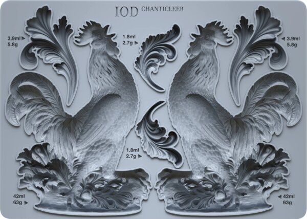 chanticleer | mould 5″ x 7″