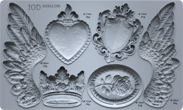 heraldry | mould 6″ x 10″