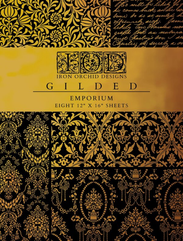 emporium | gilded foil transfer – 12″ x 16″ pad (8 sheets)