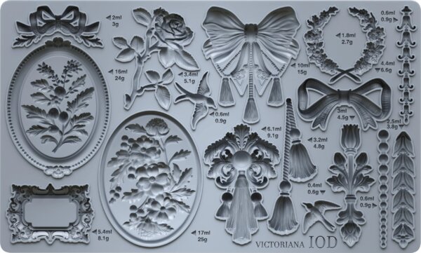 victoriana | mould 6″ x 10″