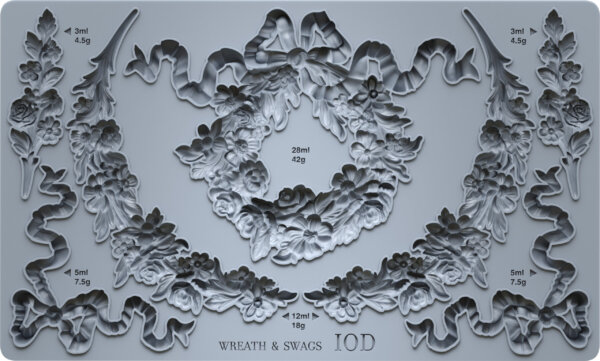 wreath & swags | mould 6″ x 10″