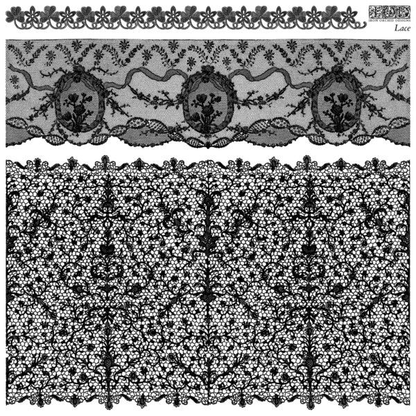 lace | stamp 12″ x 12″ (1 sheet)