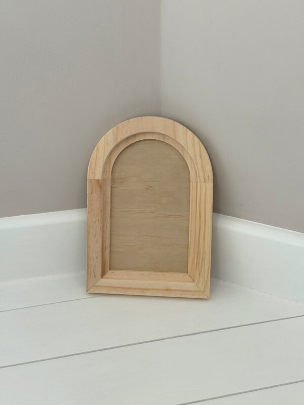 arched wood gallery blank (small) by IOD | 7″x10″