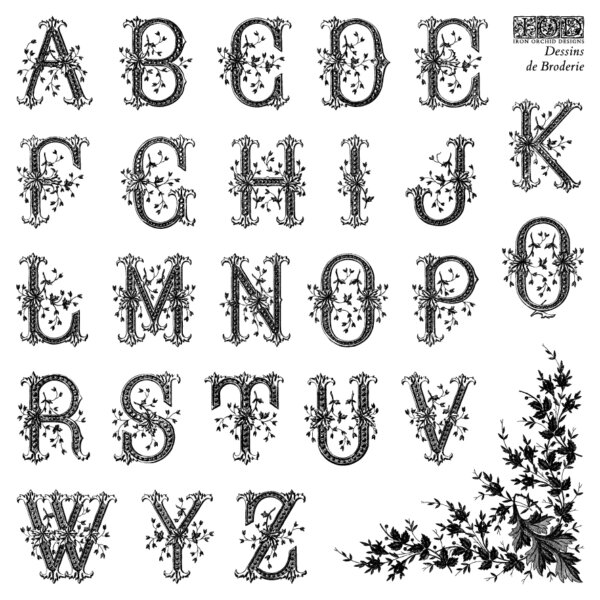 dessins de broderie – NEW! (important info in description) | stamp 6″ x 6″ (4 sheets)