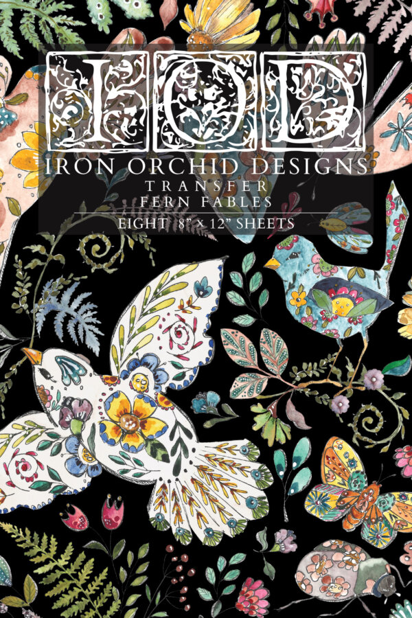 fern fables – NEW! | transfer – 8″ x 12″ pad (8 sheets)